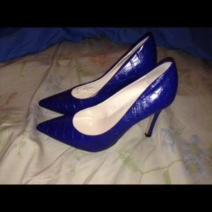 Blue Guess Heels